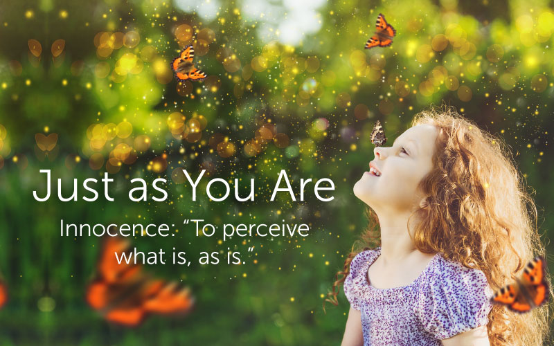 Just as you are