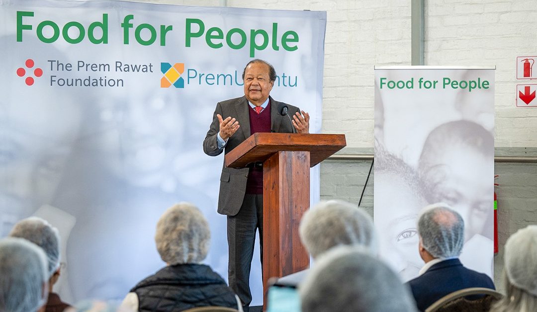 Prem Rawat Expande o Programa Alimento para Todos para a África do Sul