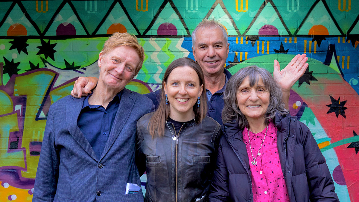 The Celebrate Life team: Wallee Mc Donnell, Wendy Lewis, Rob Dunford and Roni Redmond. Photo  Julia Cleaver.