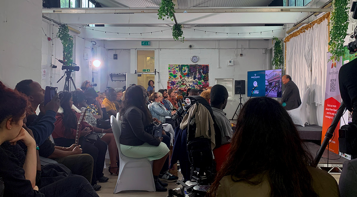Bestselling author and peace educator, Prem Rawat, introduces his Peace Education Program  in London