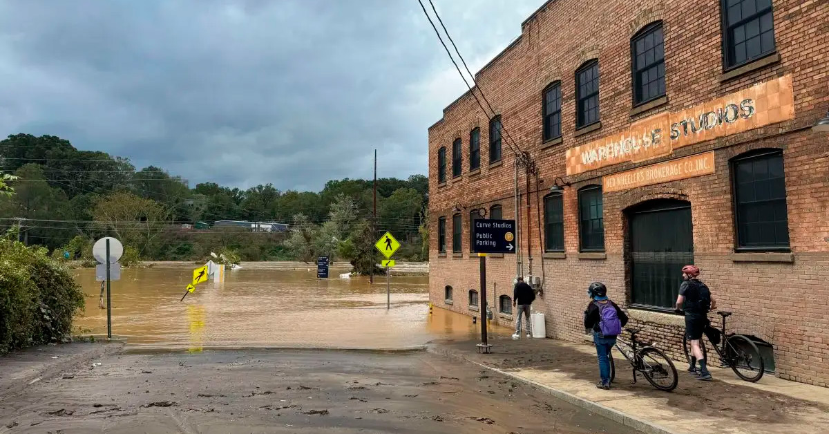 The River Arts District of Asheville was flooded by Hurricane Helene. The Prem Rawat Foundation is providing humanitarian aid to victims.
