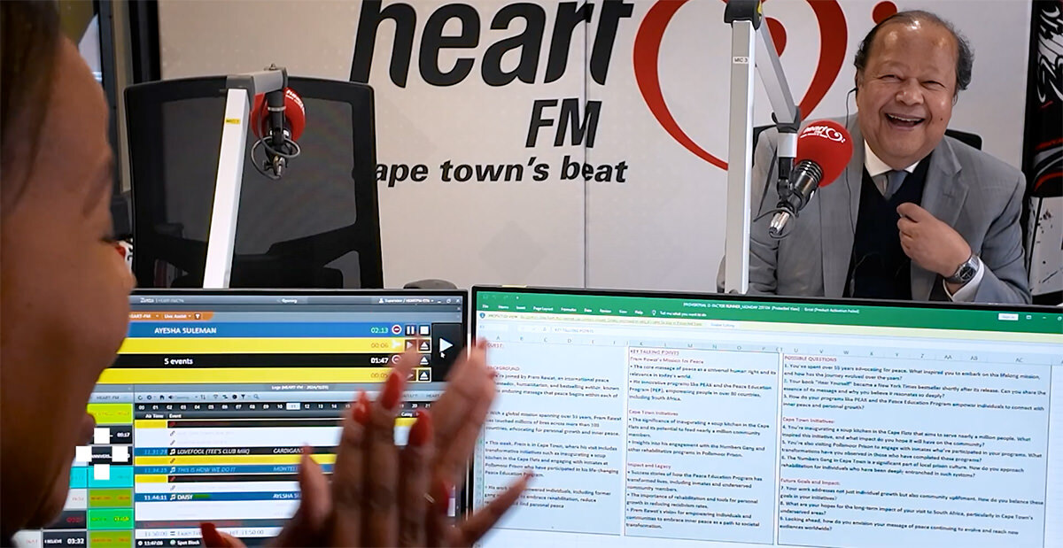 Behind the Scenes - Heart  Radio with Prem Rawat