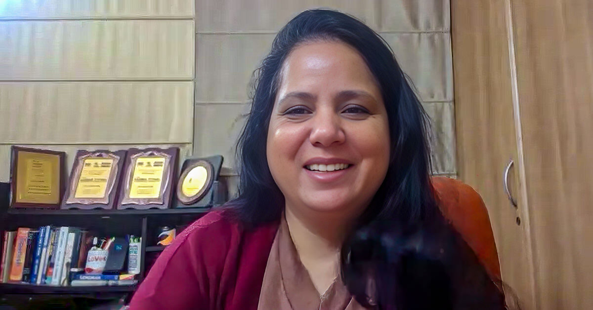 Tanuja reflecting on her journey over Zoom – December 31, 2024.