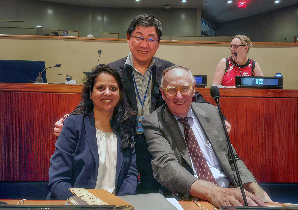 Tanuja Vashistha at the United Nation’s Headquarter’s in New York – July 2018.