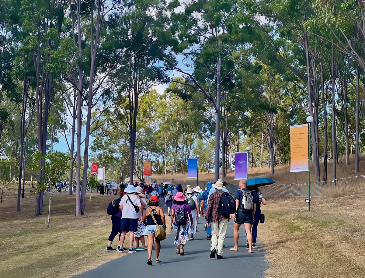 Amaroo Journal - Walk to Amphitheater - prem rawat -2025